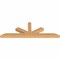 Ekena Millwork Saratoga Smooth Timber Gable Bracket, Western Red Cedar, 96"W x 32"H x 5 1/2"D x 5 1/2"F, 8/12 Pitch GBW096X32X0606SAR00SWR - alternate 4